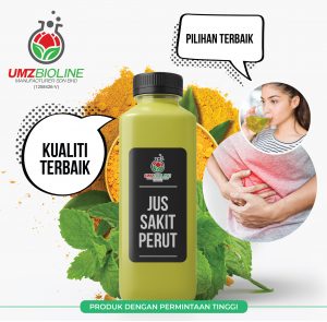 Jus Sakit Perut - Jenama Sendiri
