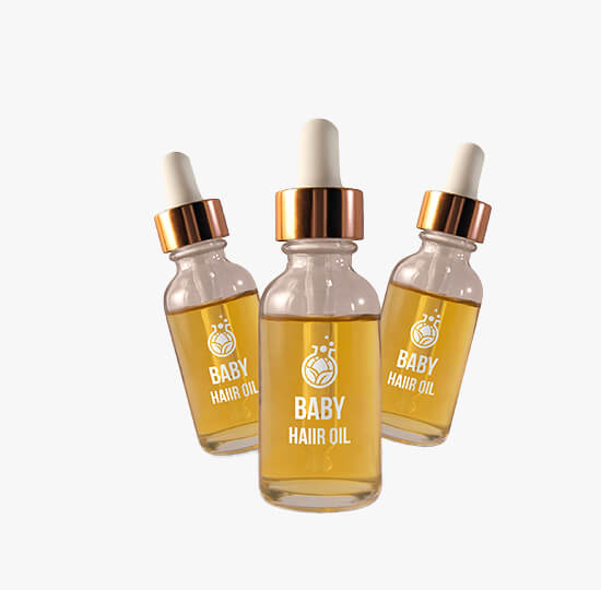 minyak rambut bayi- produk jenama sendiri