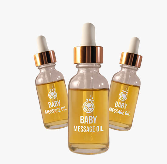 minyak urut bayi - produk jenama sendiri