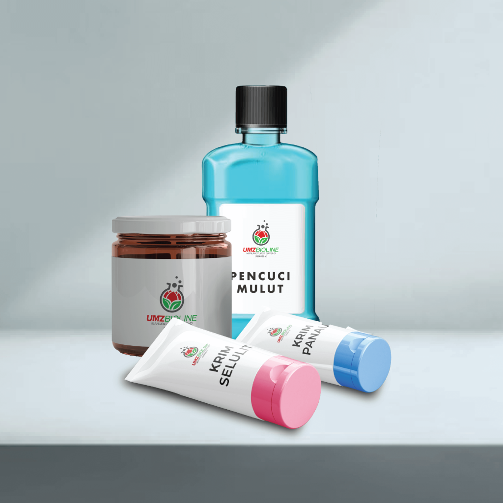 ubat external - produk jenama sendiri